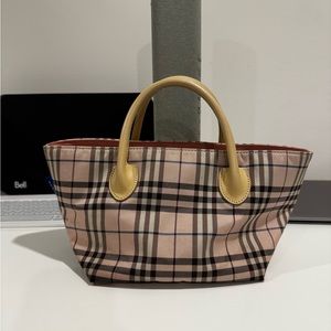 Burberry London Blue Label Japan Exclusive Nova Check Small Tote